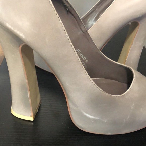 NYLA leather platform heels - Picture 9 of 12